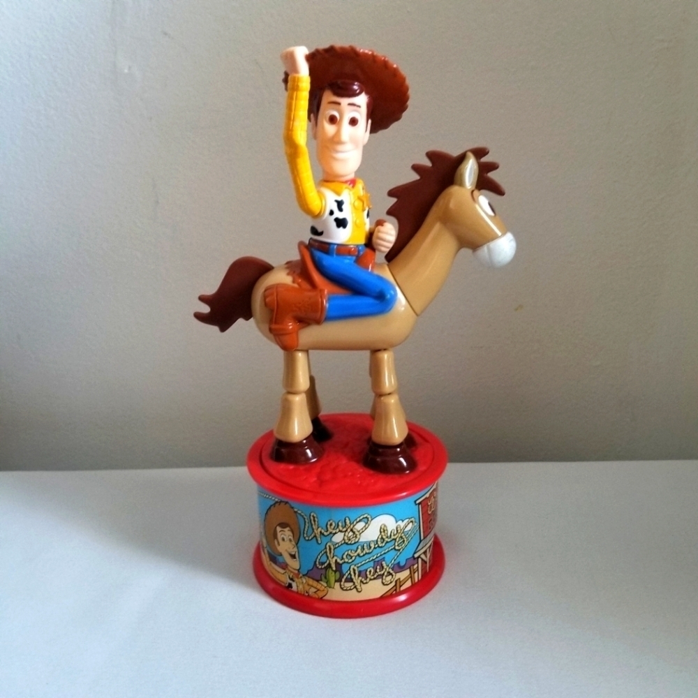 1999 McDonald's Toy Story 2 Woody's Roundup Candy Dispenser